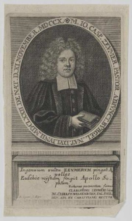 Bildnis des Io. Casp. Zevmer