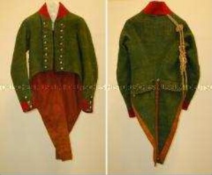 Uniformrock für Mannschaften, Feldjäger-Regiment zu Fuß, Preußen
