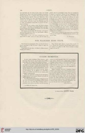 Nos planches hors texte
