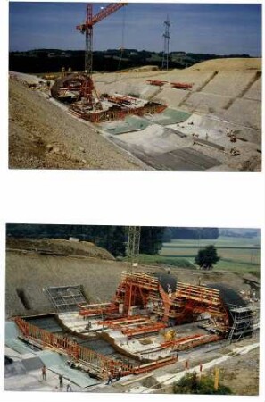 Tunnel Herfatz, Betr. km 20,460 - 20,900 Tunnelschalung, Sohlschale und Fundamentisolierung