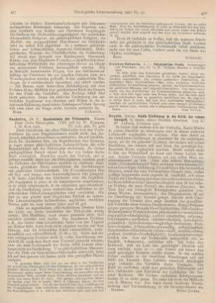 478 [Rezension] Deycke, Georg, Kants Einführung in die Kritik der reinen Vernunft, in neues, reines Deutsch übersetzt