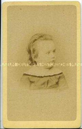 Porträt eines Mädchens, Carte de Visite