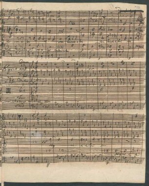 Messen. Auszüge; V (2), orch, bc; D-Dur