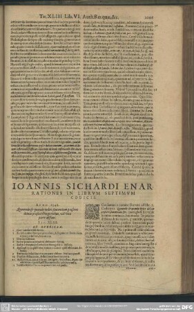 Enarrationes In Librum Septimum Codicis