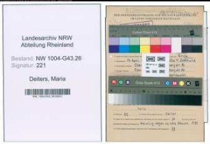 Entnazifizierung Maria Deiters , geb. 13.04.1915 (Friseur)