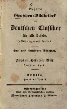 Johann Heinrich Voß. 2