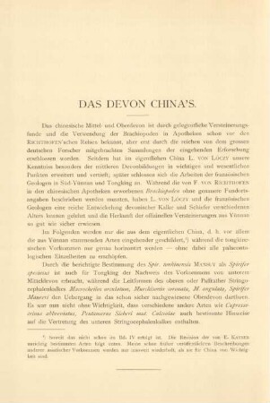 Das Devon China's
