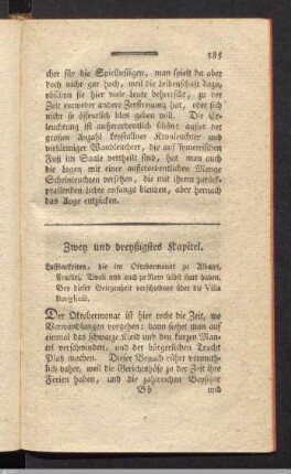Zwey und dreyßigstes Kapitel.