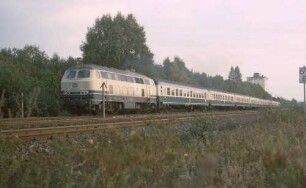 Marktleuthen Lok 218 423 D R-HO UIC-X-Wagen
