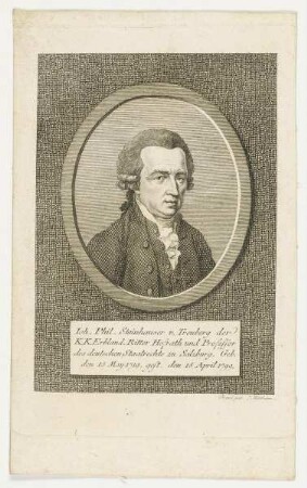 Bildnis des Ioh. Phil. Stainhauser v. Treuberg