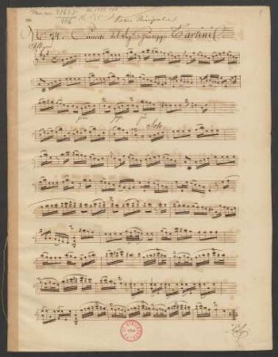 Konzerte; vl, strings; A-Dur; CapT 545/51; D 110