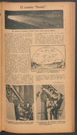 El cometa "Daniel"