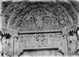 Portalanlage — Südliches Westportal mit dem Jüngsten Gericht — Das Weltgericht