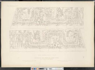 Xochicalco. Lado oriente del primer cuerpo.