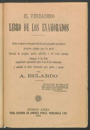 El amor es