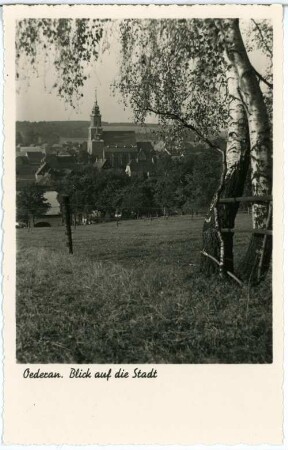 Oederan. Blick auf Oederan