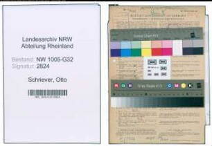 Entnazifizierung Otto Schriever , geb. 25.09.1920 (Arzt)