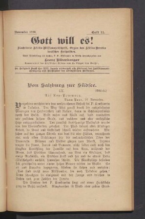 Heft 11. November 1896