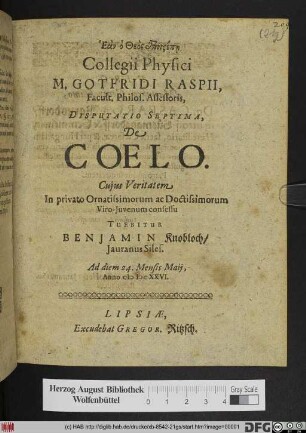 De Coelo