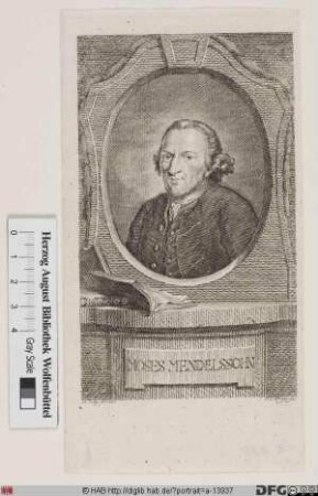 Bildnis Moses Mendelssohn