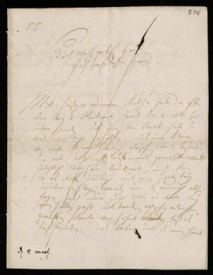 Brief von George Dathan an Johann Friedrich von Uffenbach. Speyer, 16.2.1747