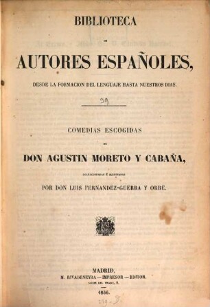 Comedias escogidas