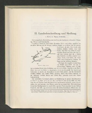 II. Landesbeschreibung und Siedlung.