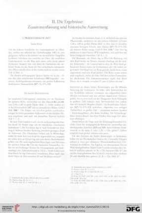 1. Prähistorische Zeit