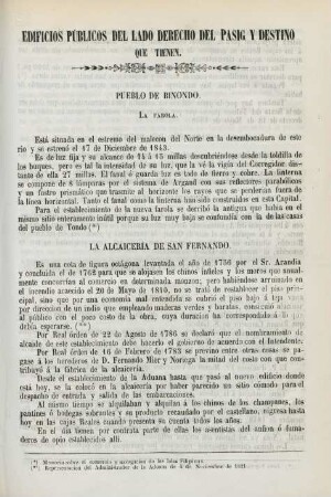 Edificios públicos de lade derecho del Pasig y destino que tienen