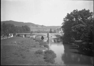 Kocherbrücke Gaildorf Ansicht vom August 1926