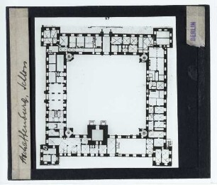 Aschaffenburg, Schloss Johannisburg : Grundriss, EG