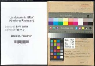 Entnazifizierung Friedrich Drexler , geb. 05.03.1901 (Bankangestellter)