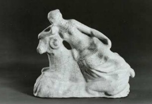 Frau mit Widder