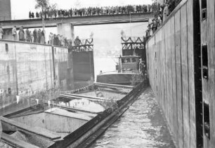 Einweihung der zweiten Schleuse Neckarsteinach/Neckar