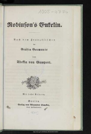 Robinson's Enkelin