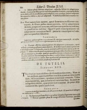 Titulus XIII. - Titulus XXI.