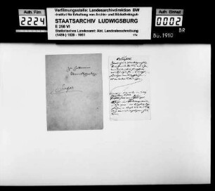 Topographisch-historiographische Beschreibung von Fürfeld durch Pfarrer Schumann aus Bonfeld