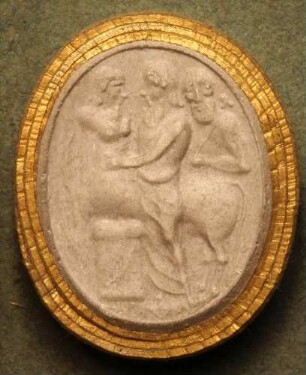 Minos, Pasiphae und Dädalus (Daktyliothek, Zweites Historisches Tausend)