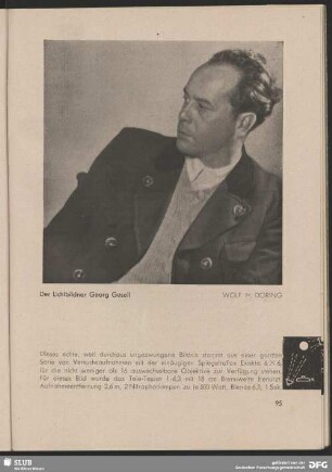 Der Lichtbildner Georg Gesell