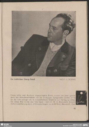 Der Lichtbildner Georg Gesell