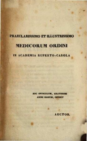 De tunica humoris aquei commentatio anatomico-physiologica et pathologica : Cum 2 Tab. in Cap. incis.