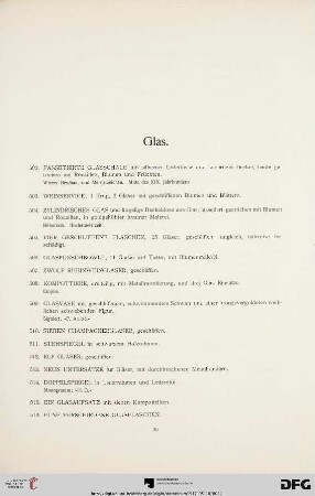 Glas (Nr. 502-529)