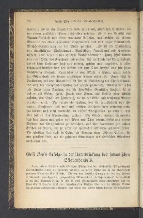 Gessi Bey's Erfolge in der Unterdrückung des sudamischen Sklavenhandels
