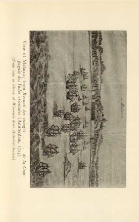 View of Malacca; from Recueil des voiages ... de la Compagnie des Indes orientales