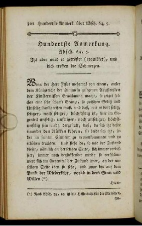 Hundertste Anmerkung. Absch. 64, 5. - Hundert u. zwölfte Anmerkung. Absch. 79, 6.