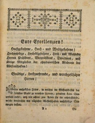 Akademische Rede von dem gemeinen Vorurtheile der wirkenden und thätigen Hexerey : welche an Sr. Churfürstl. Durchleucht in Baiern, [et]c. [et]c. höchsterfreulichen Namensfeste abgelesen worden