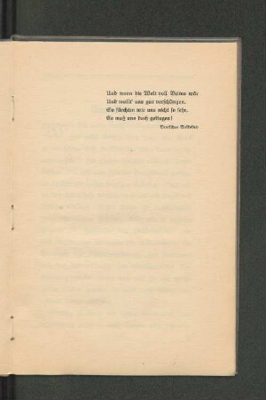 Deutsches Volkslied.