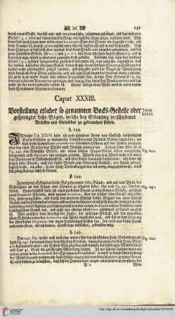 Caput XXXIII: Vorstellung etlicher so genannten Bocks-Gestelle [...]