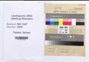 Entnazifizierung Herbert Trenkel , geb. 05.02.1904 (Angestellter)