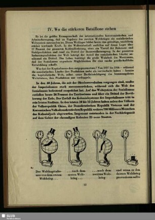 IV. Wo die stärkeren Bataillone stehen
